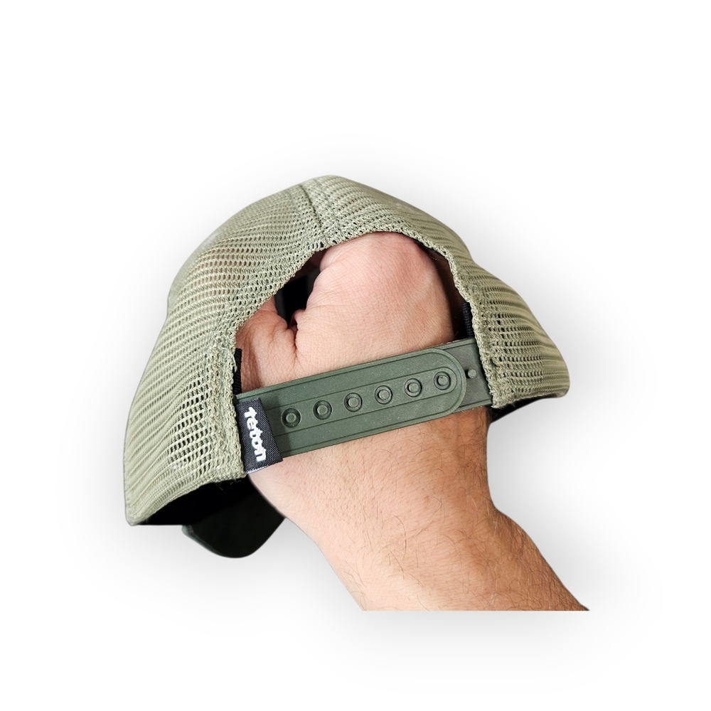 Teton Gravity Research Trucker Hat Green Mesh Snapback Outdoor Cap - Picture 5 of 6